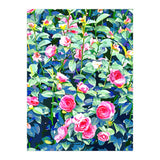 Winter Rose | Botanical Floral Garden | Boho Vintage Plants Meadow Roses Painting (Print Only) thumbnail