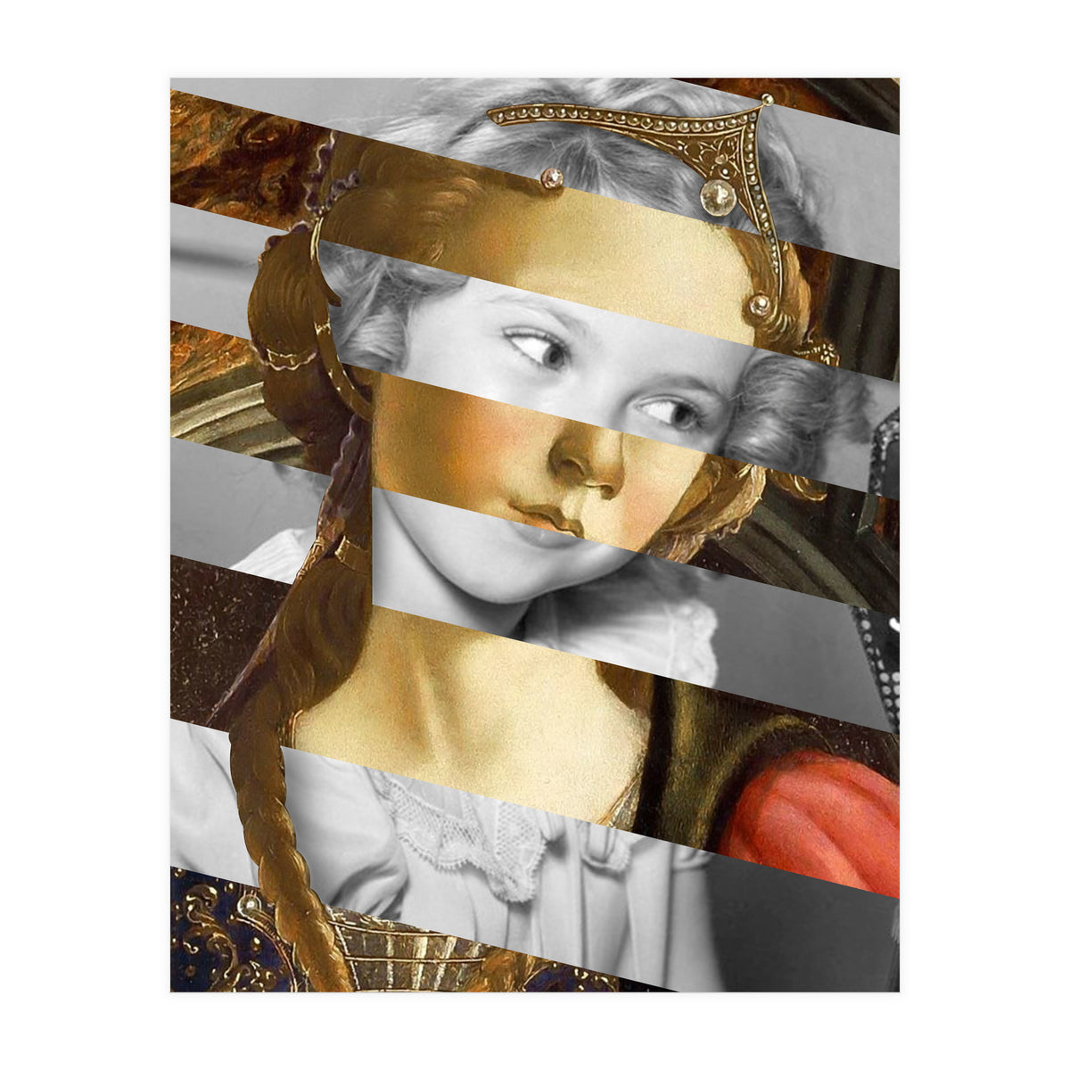 Botticelli's Fortitude & Shirley Temple (Print Only)