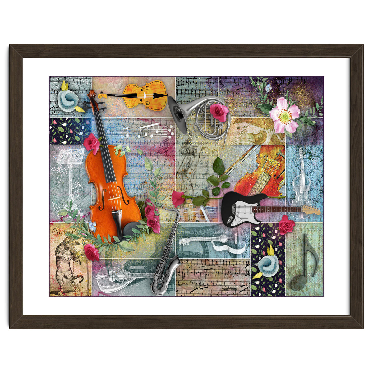 Musical Garden Collage