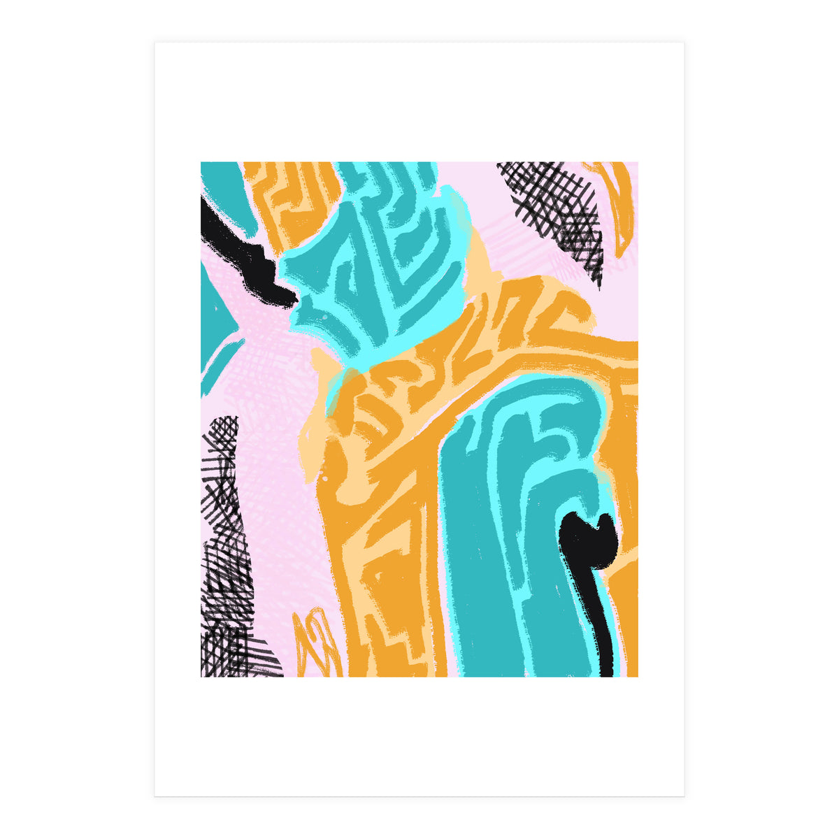 Yellow folks (Print Only)