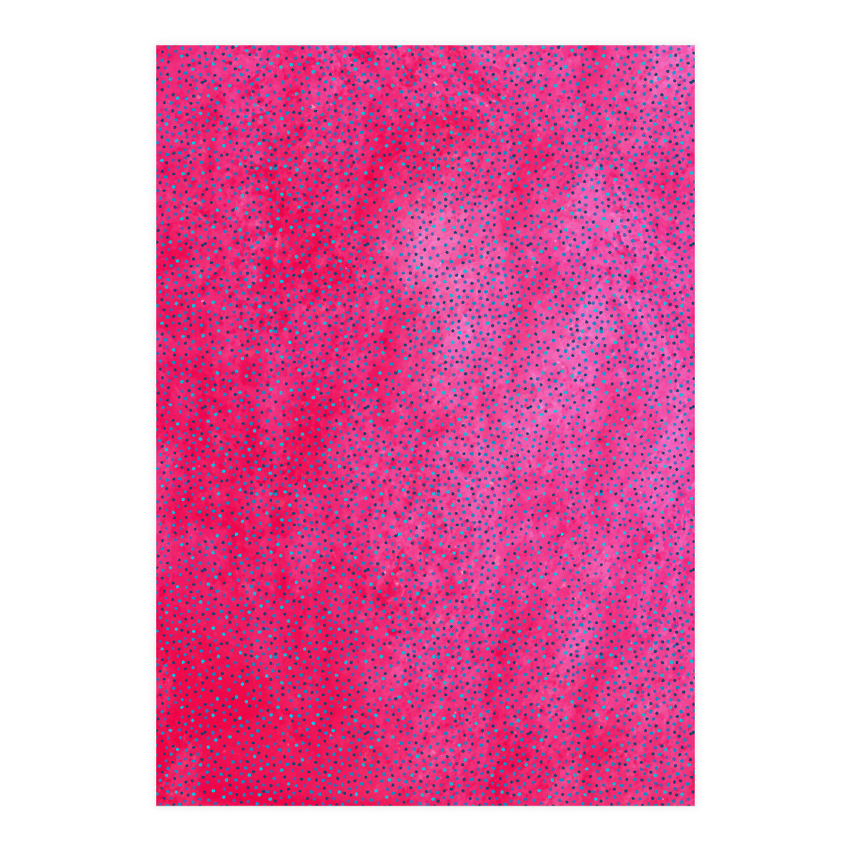Pink & Blue Polka Dots (Print Only)