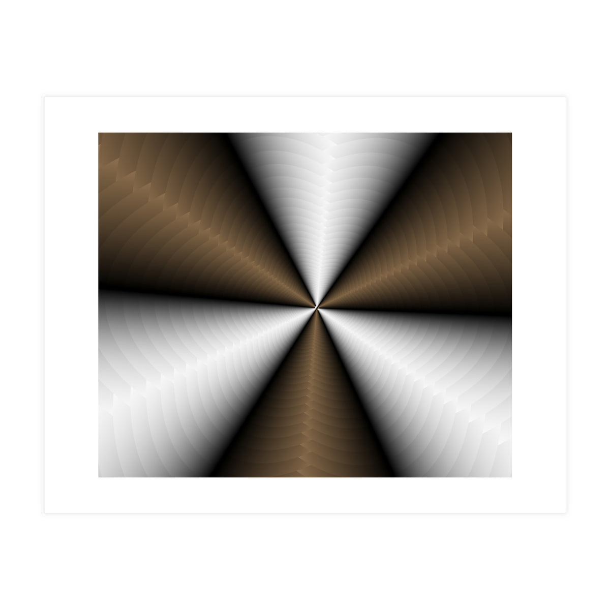 Brown Color Modern Interior Art (Print Only)