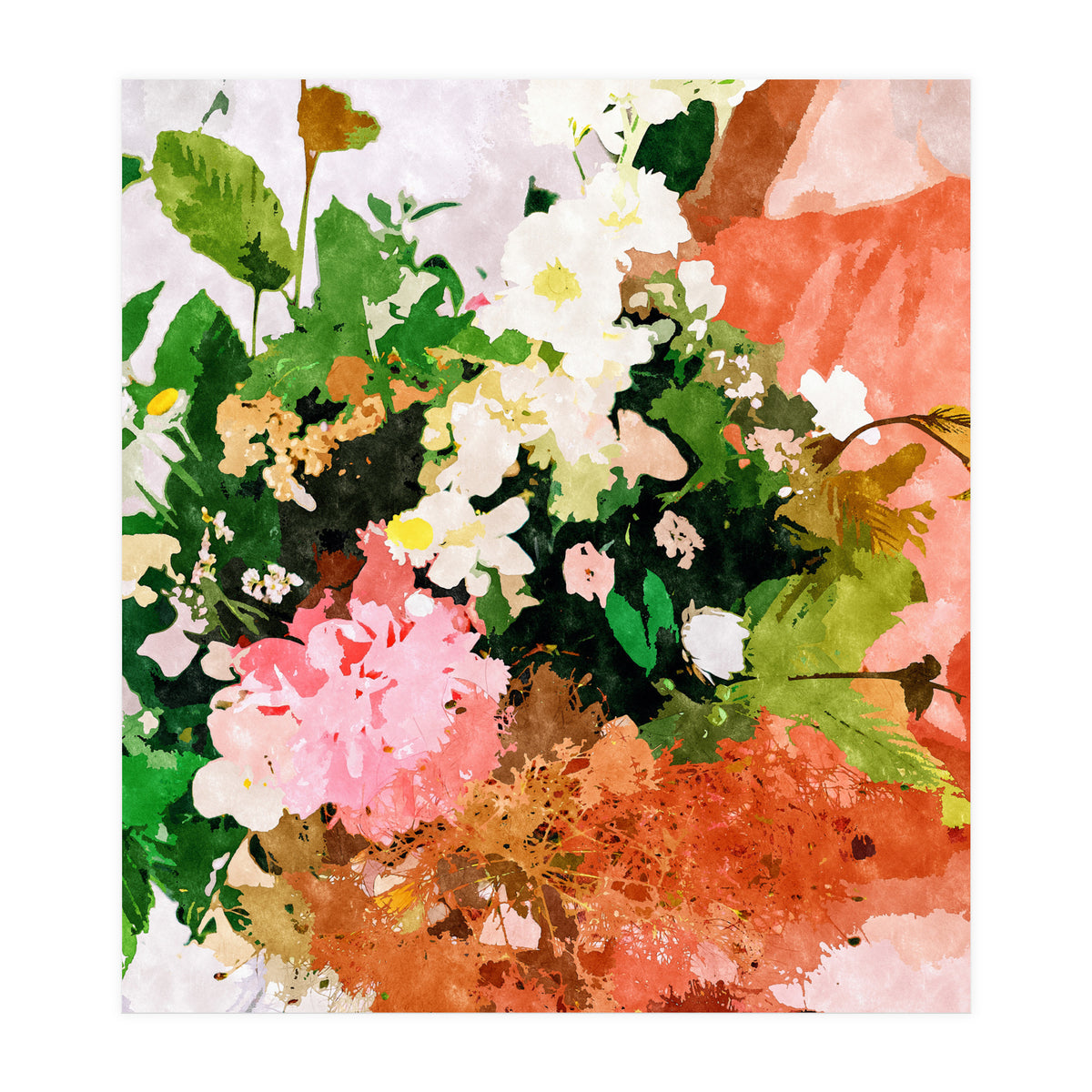 Floral Gift Ii (Print Only)