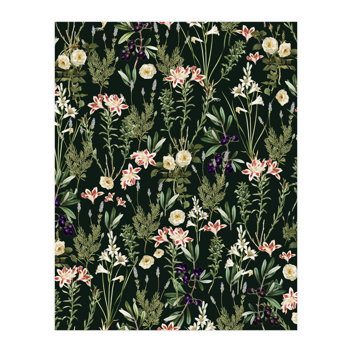 Dark Botanical Garden (Print Only)