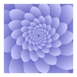 3 D Modern Purple Floral (Print Only) thumbnail