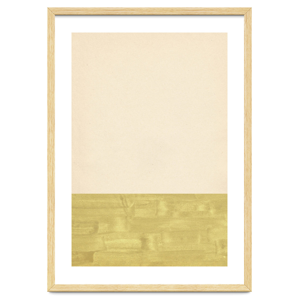 Green and beige color blocks