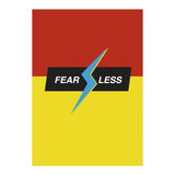 Modern Geometric Minimalist Typography Fear Less (Print Only) thumbnail