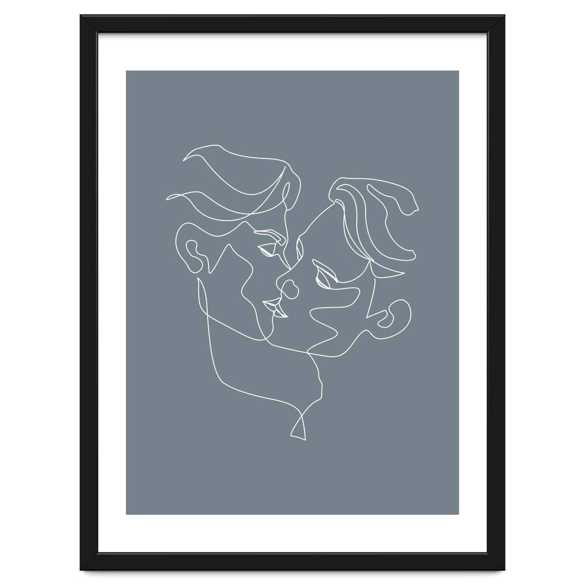 gay love line art-blue