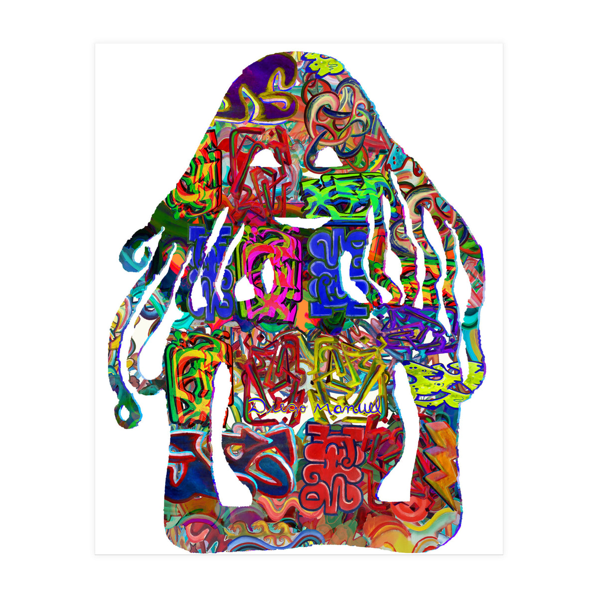 Mujer Digital 4 13  (Print Only)