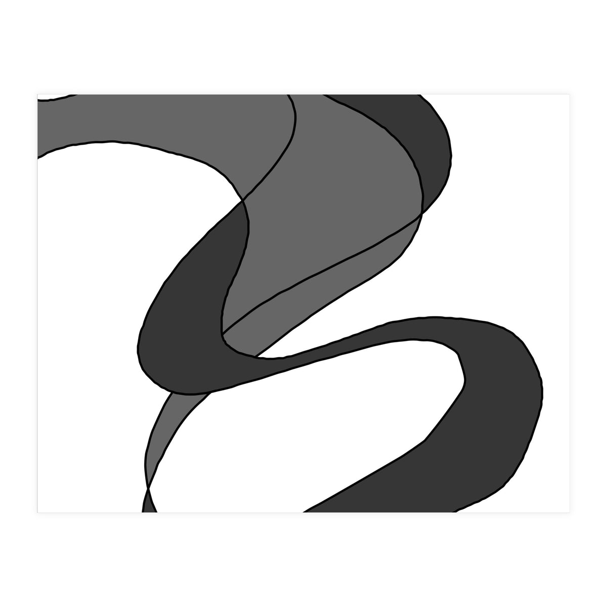 Grey Waves 10 (Print Only)