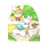Momma Bunny & Baby (Print Only) thumbnail