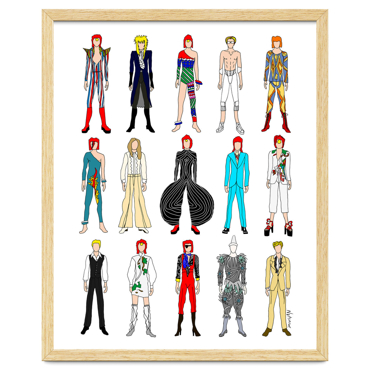 Outfits of Bowie Fashion