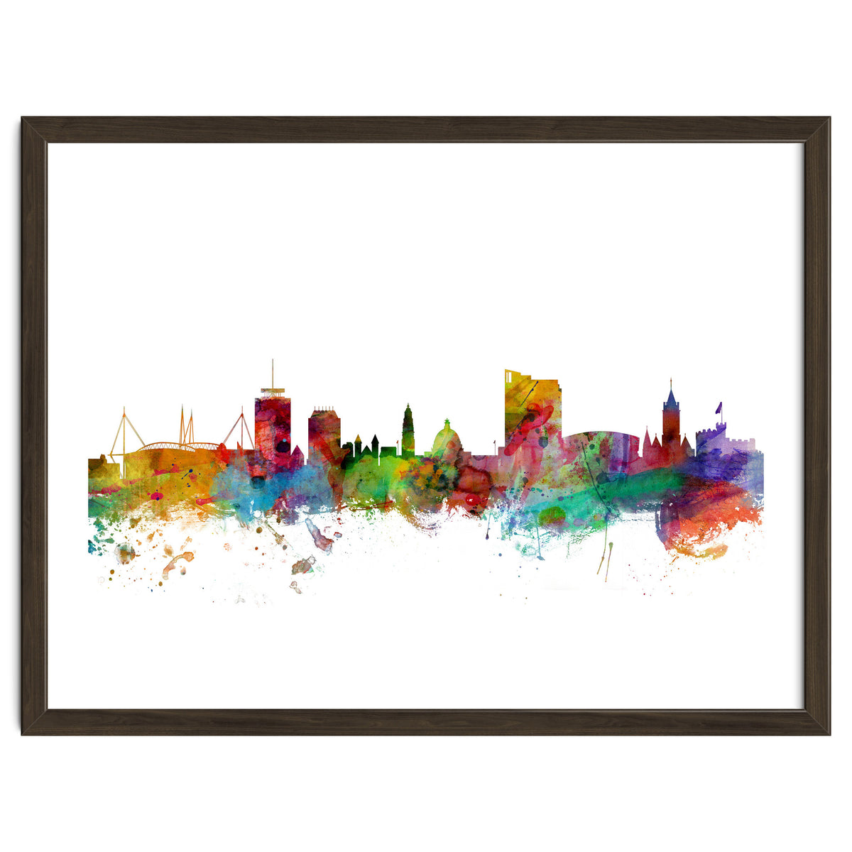 Cardiff Wales Skyline