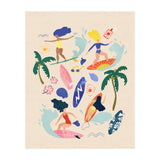 Surfing Girl Light (Print Only) thumbnail