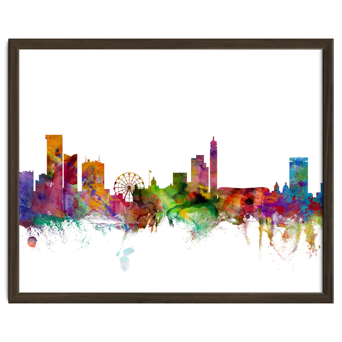 Birmingham England Skyline