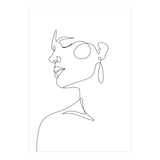 woman side face (Print Only) thumbnail