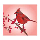 Northern Cardinal Bird Low Poly Art  (Print Only) thumbnail