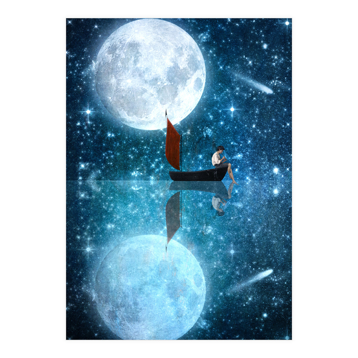 The Moon And Me (Print Only)