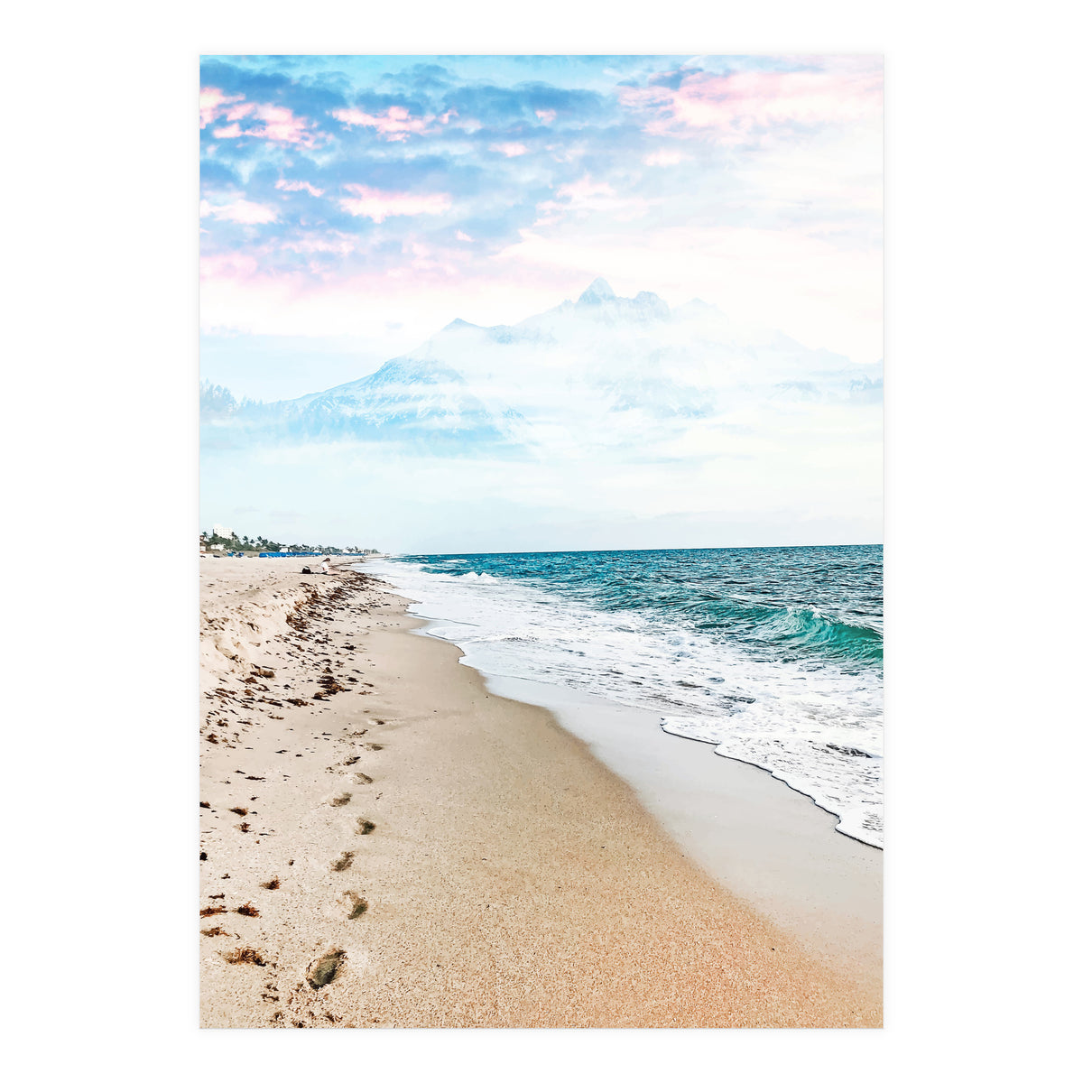 A Walk On The Beach (Print Only)