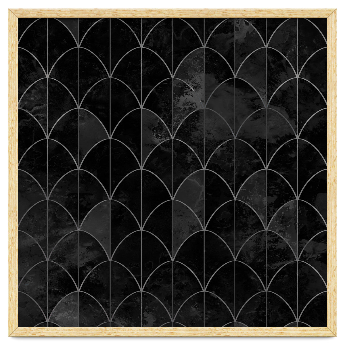 Mermaid scales. Black and white