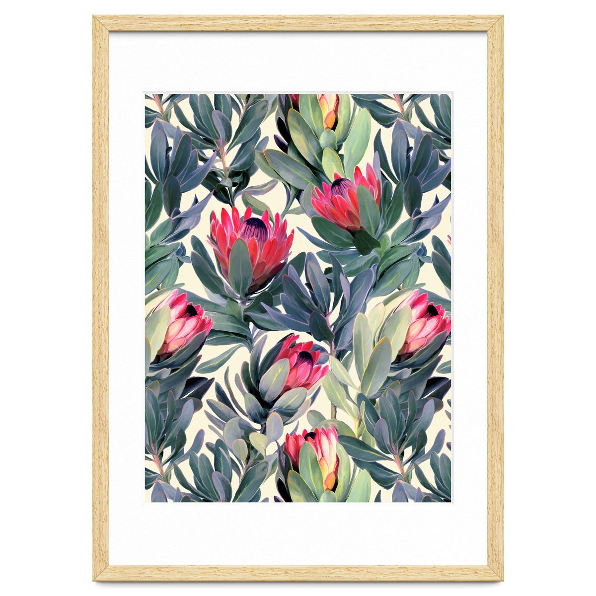 Painted Protea Pattern