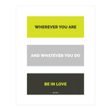Be In Love - Rumi Quote Typography (Print Only) thumbnail