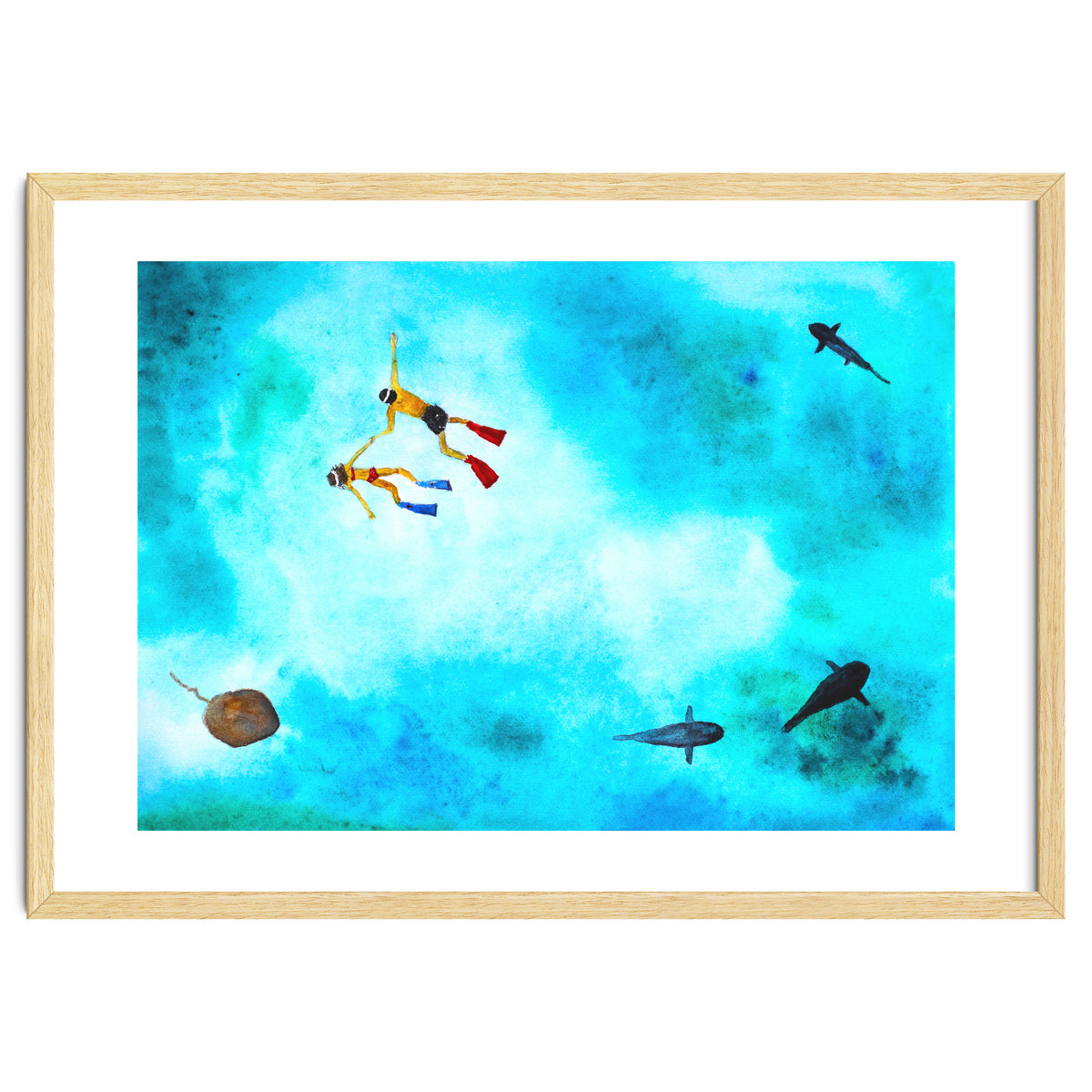 One summer day || watercolor