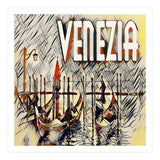 Venezia Vintage Art Gondolas sketch (Print Only) thumbnail