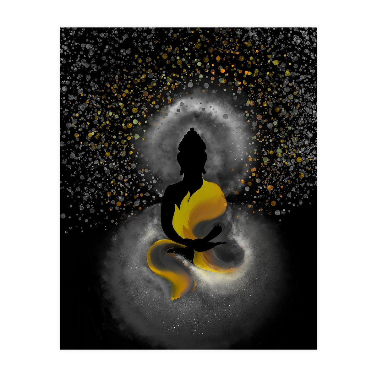 Cosmic Buddha Gold (Print Only)