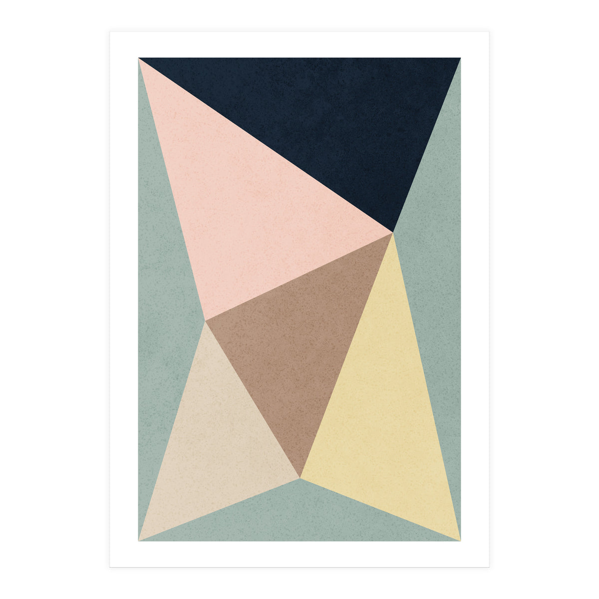 Minimal, Hard Edge Composition n82 (Print Only)