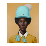 Girl in Hat Portrait Painting (Print Only) thumbnail