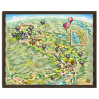 Napa Valley Illustrated Map