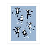 Dancing Cats (Print Only) thumbnail