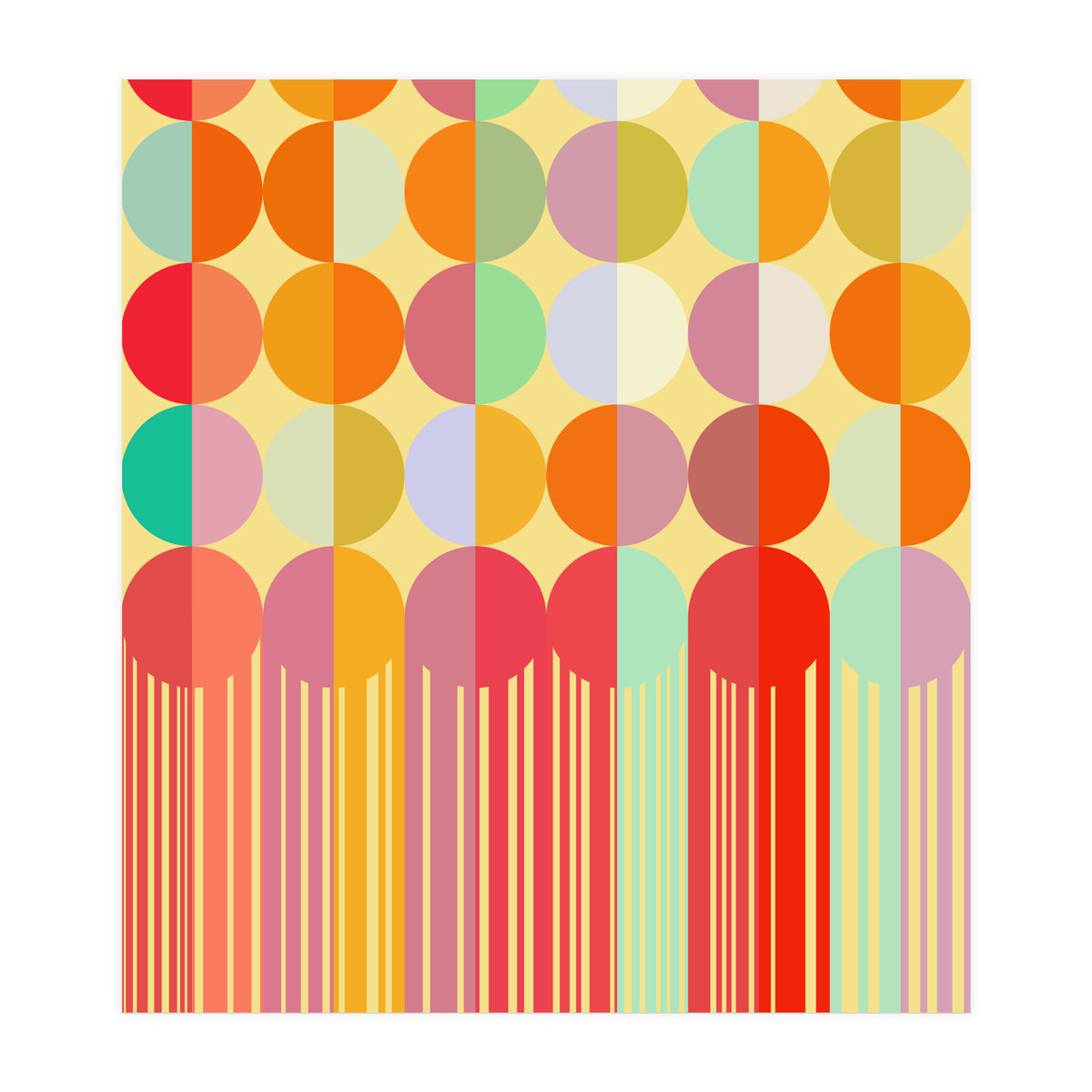 Pattern with circles I (Print Only)