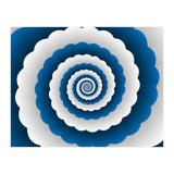 Blue Modern Floral Interior Design (Print Only) thumbnail
