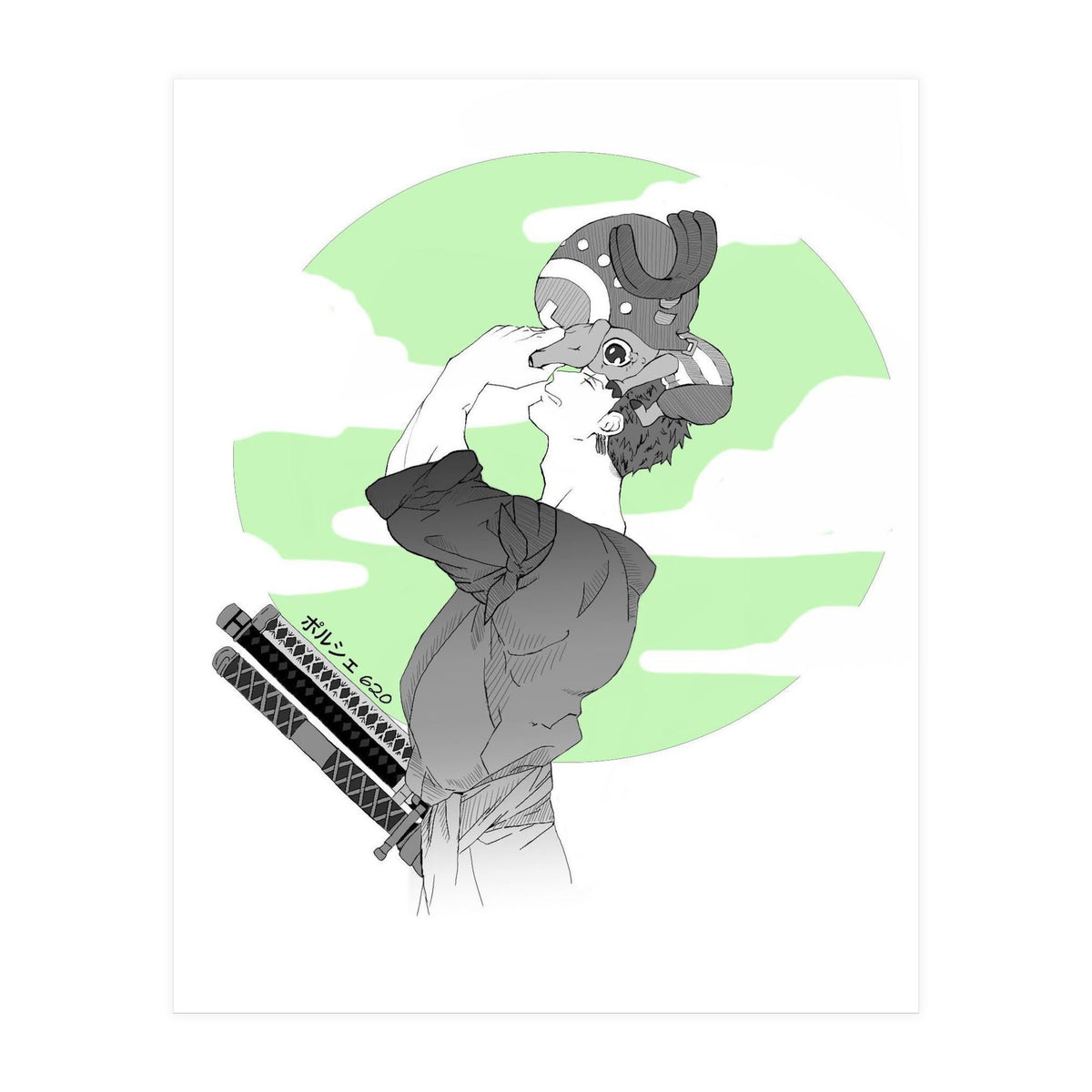 Zorro and Chopper (Print Only)