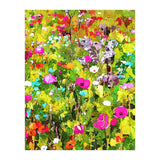 Meadow Flowers, Botanical Nature Landscape Painting (Print Only) thumbnail