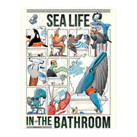 Sea Life in the Bathroom (Print Only)
