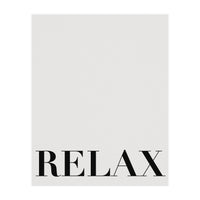 Relax White (Print Only)