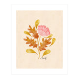 Oak And Peony (Print Only) thumbnail