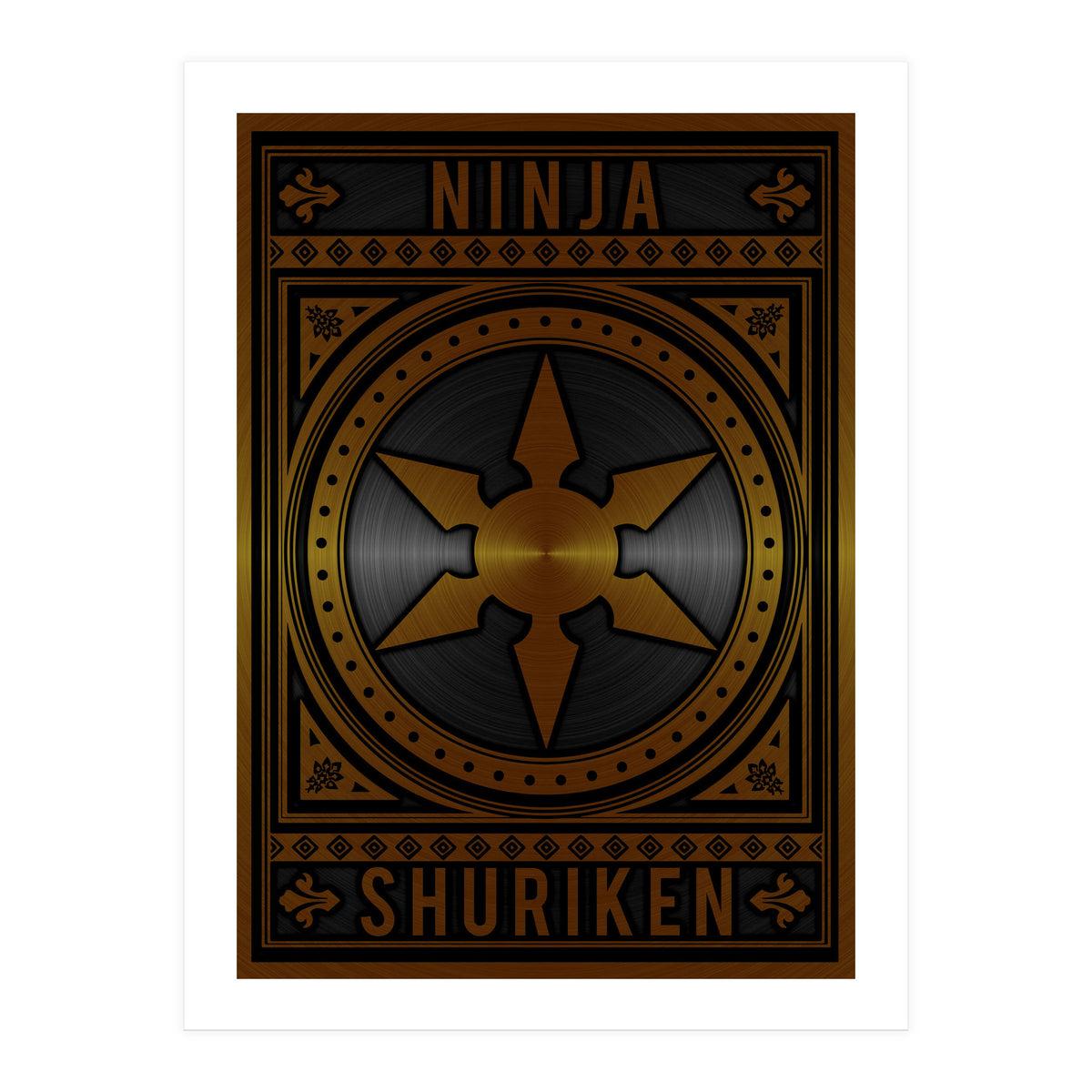 Ninja Shuriken (Print Only)