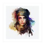 Watercolor Pirate Woman #1 (Print Only) thumbnail