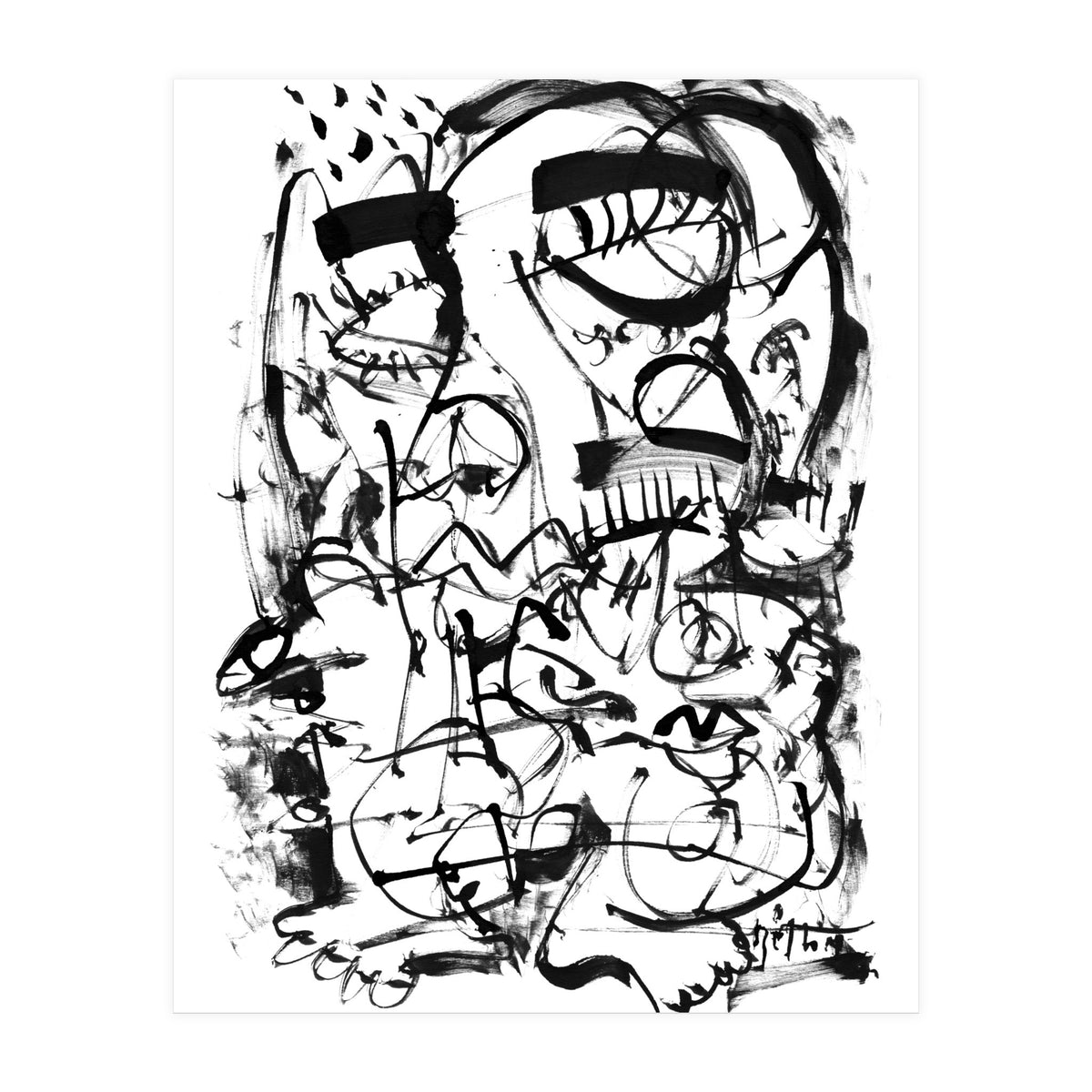 Hard Times - b&w (Print Only)