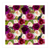 Water Colour Rose Pattern (Print Only) thumbnail