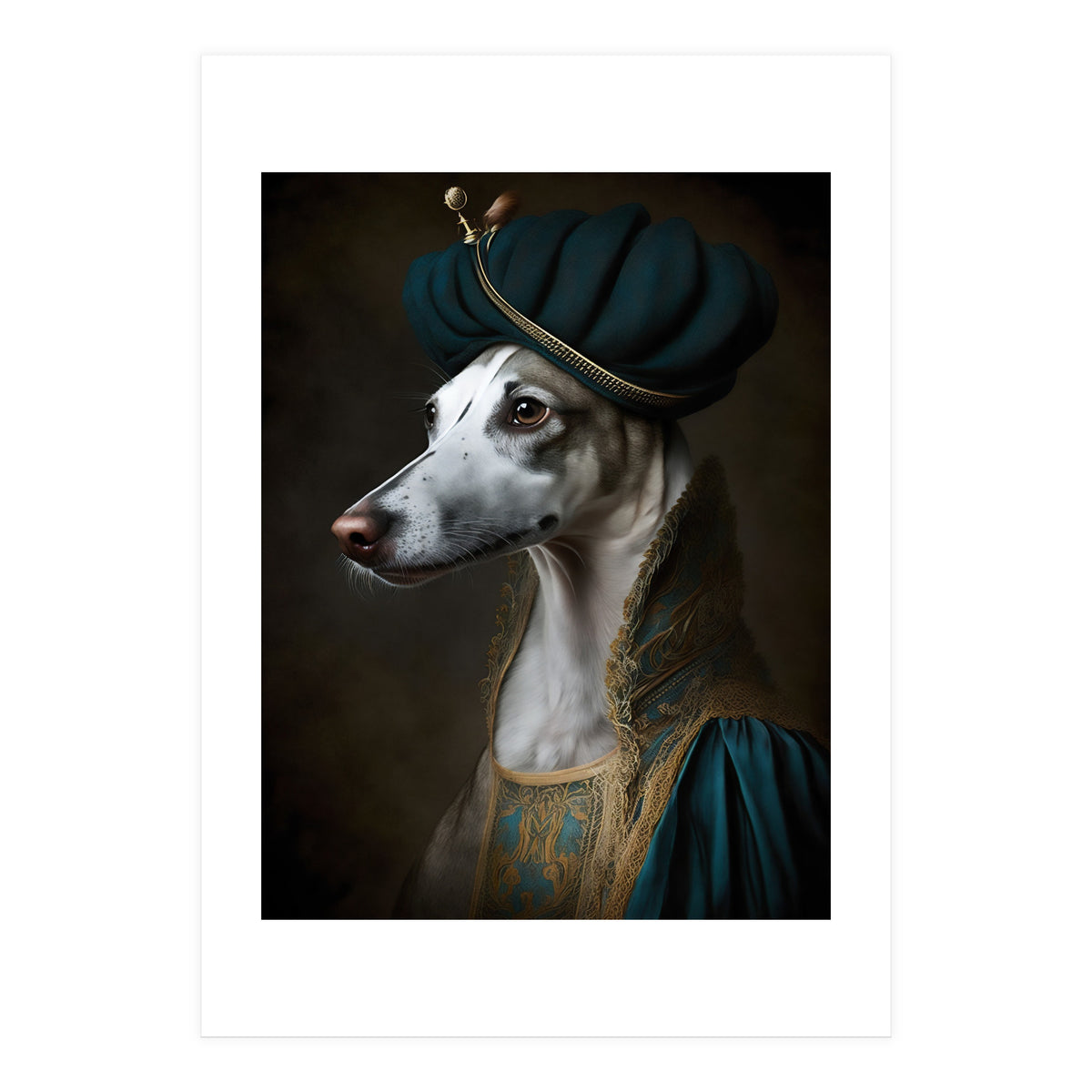 Regal Whippet (Print Only)