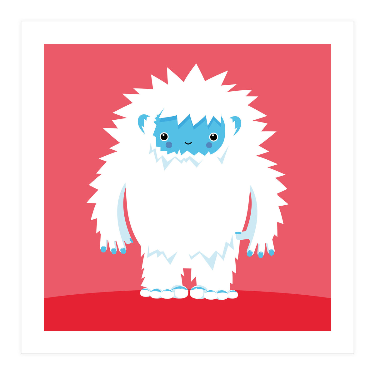Big Hugs Kawaii Yeti (Print Only)