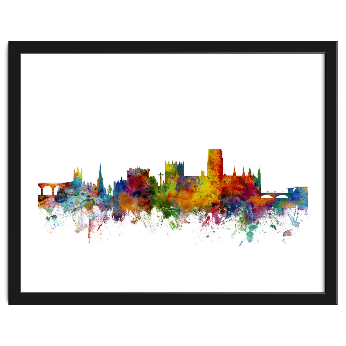 Durham England Skyline Cityscape