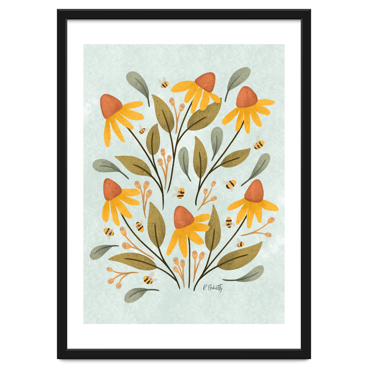 Daisies and Bumblebees