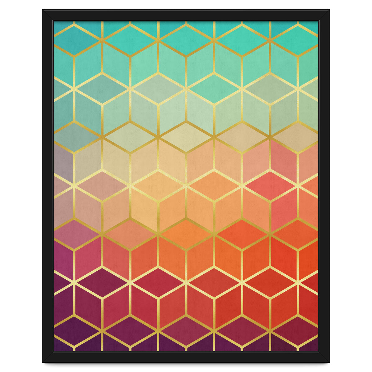 Colorful and golden pattern II