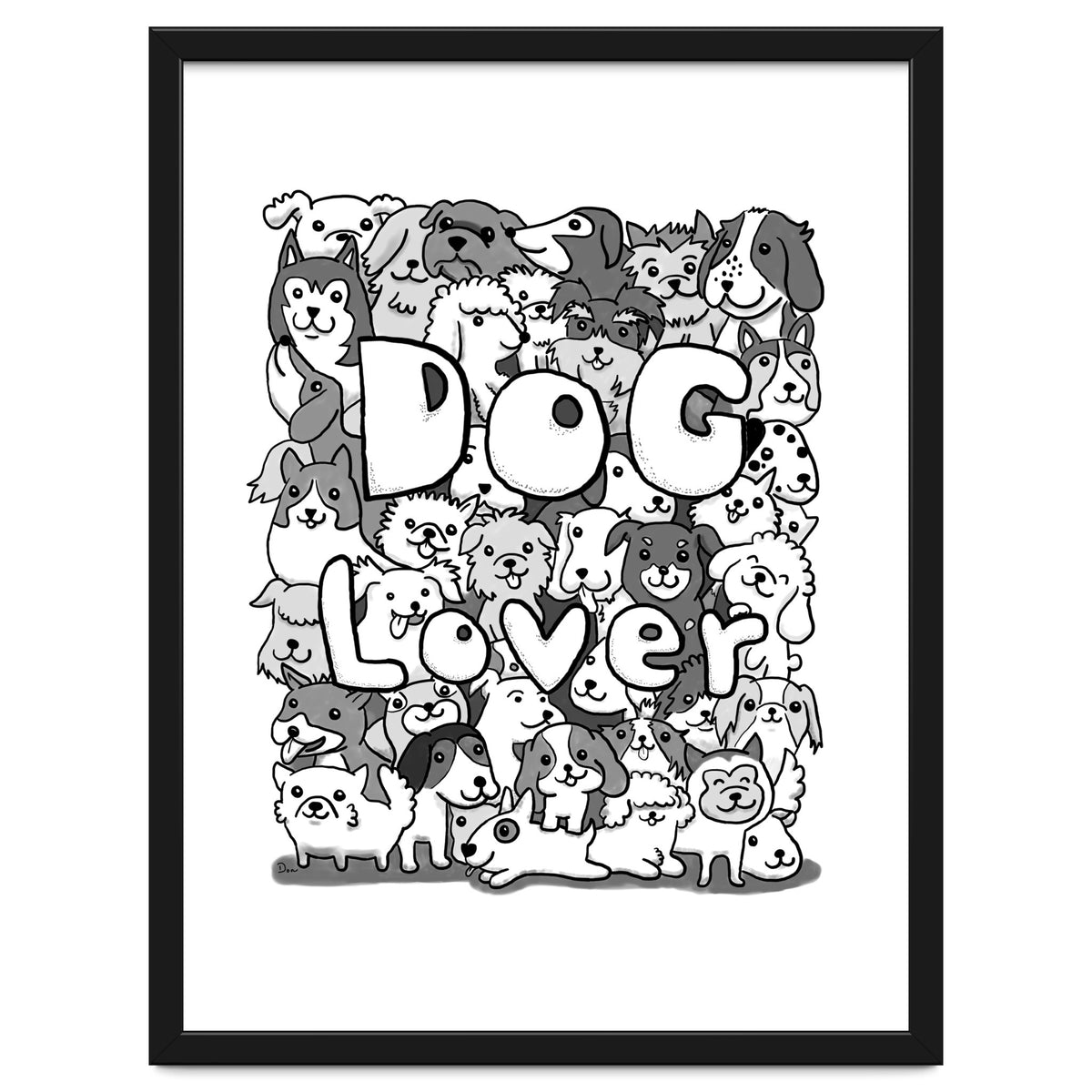 Doodle 72:  Dog Lover